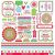 Matrica 12", Christmas Town / Cardstock Stickers - This & That (1 ív)