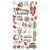 Chipboard , Merry & Bright / Chipboard Stickers -  (1 csomag)