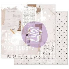   Scrapbook papír 12", Prima Marketing Pretty Pale / Recounting the Days  -  (1 ív)