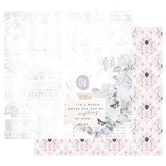   Scrapbook papír 12", Prima Marketing Poetic Rose / Kindness Takes Over  -  (1 ív)