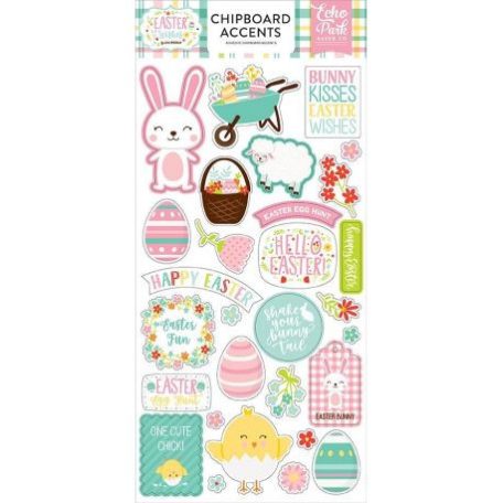 Chipboard matric 6X12", Easter Memories / Chipboard Accents (1 csomag)