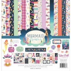   Echo Park Scrapbook Papírkészlet 12" (30 cm) Mermaid Dreams Collection Kit (1 csomag)