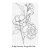 Gumibélyegző BG-106, Clear Stamps / Fresh-Cut Flowers Background Stamp -  (1 csomag)