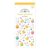 Pufi Matrica , Doodlebug Design Hoppy Easter / Spring Babies Shape Sprinkles  (1 csomag)