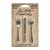 Díszítőelem , Tim Holtz Idea-ology / Adornments silverware -  (9 db)