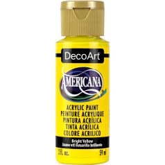   Akrilfesték matt 59ml - Bright Yellow - DecoArt Americana® Acrylics (1 db)