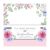 Üdvözlőlap és boríték 8", The Paper Boutique / Springtime Blooms Card & Envelope Pack -  (1 csomag)