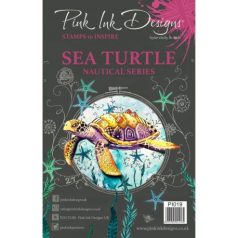   Szilikonbélyegző A5, Pink Ink Designs Clear Stamp / Sea Turtle - Animals (1 db)