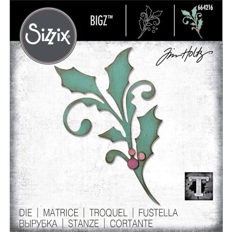 SIZZIX Vágósablon 664216 - Seasonal Scroll - Tim Holtz - Bigz Die (1 db)