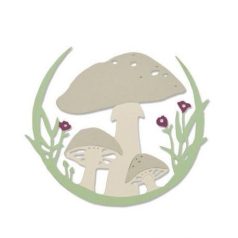   Vágósablon 663420, Sizzix Thinlits / Mushroom Wreath -  (1 csomag)