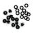 Szegecs , WRMK Eyelet and Washer  / Standard black  -  (1 csomag)