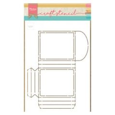   Stencil , Marianne Design Craft stencil / Party Pocket -  (1 db)