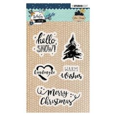   Szilikonbélyegző A6, Studio Light Clear Stamp / Winter Joys nr.418 -  (1 db)