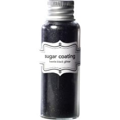   Doodlebug Design Csillámpor 20g - Sugar Coating Glitter - Beetle Black (1 db)