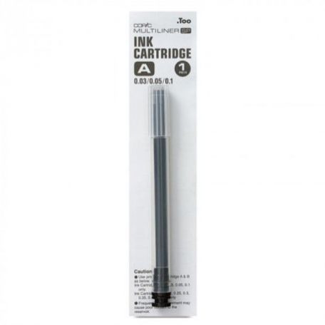 COPIC Multiliner SP  Utántöltő patron A (0,03-0,05-0,1) Fekete (1 db)