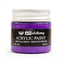   Akril festékek 50 ml, Finnabair - Art Alchemy Acrylic Paint  / Crocus Fields - Metallique (1 db)