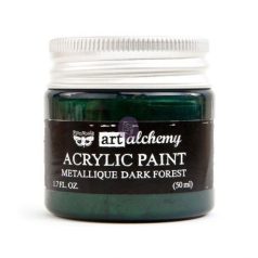   Akril festékek 50 ml, Finnabair - Art Alchemy Acrylic Paint  / Dark Forest - Metallique (1 db)