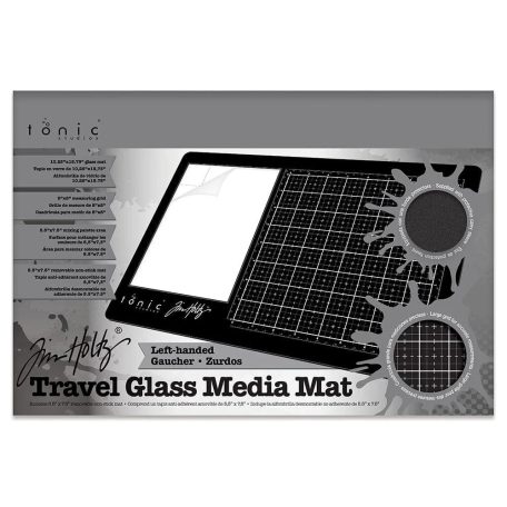 Üveg vágóalátét - Balkezes Tim Holtz Travel Glass Media Mat - Left handed (1 db)