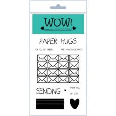   Szilikonbélyegző , Wow! Clear Stamp Set / Paper Hugs (by Ashlee McGregor) -  (1 csomag)