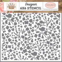   Stencil 6", Carta Bella Farmhouse Market / Garden Bloom (1 db)