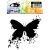 Stencil , Visible Image Stencil / Butterfly INK Stencil -  (1 csomag)