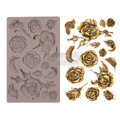   ReDesign with Prima szilikon öntőforma, 5x8 Inch Decor Mould / Fragrant Roses (1 db)