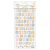 Chipboard matric 160 db, Papermania On Safari  / Alphabet Thicker Stickers (1 csomag)