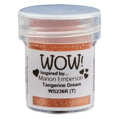   Domborítópor WS236R, Wow! Embossing Powder / Tangerine Dream - Embossing Glitters (1 db)