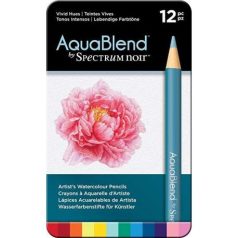   Akvarell ceruza készlet , Spectrum Noir AquaBlend Pencils / Vivid Hues -  (12 db)