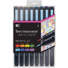   Ecsetfilc készlet , Spectrum Noir Artliner / Bright- Brush -  (8 db)