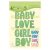 Vágósablon , Lea’bilitie Dies / Words  Baby, Boy, Girl, Love cutting die -  (1 csomag)