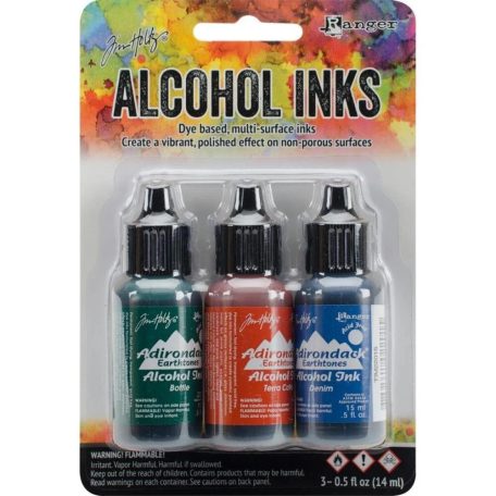 Ranger Alkoholos tinta készlet Rustic Lodge Tim Holtz Alcohol Ink (3 db)