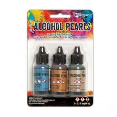   Alcohol Pearls készlet , Tim Holtz® Alcohol Ink Pearls / 4 -  (1 csomag)