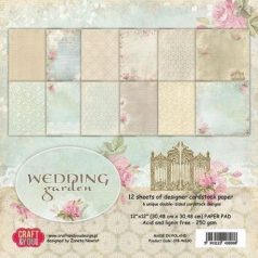   Papírkészlet 12x12, Craft&You Paper Set / Wedding Garden -  (36 lap)