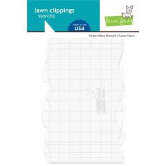   Stencil LF2365, Lawn Clippings Stencils / ocean wave stencils -  (1 csomag)