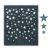 Vágósablon 664732, Falling Stars / Sizzix Thinlits Die - Tim Holtz (1 csomag)