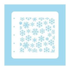   Stencil , Stencil Christmas Time -Snowflakes- / Nellie's Stencil -  (1 db)