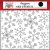 Stencil 6", Carta Bella Farmhouse Christmas / Merry Snowflakes (1 db)