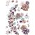 Re-Design with Prima Transzfer fólia 24"x35" (61x89 cm) -  Burgundy Rose Garden - Decor Transfers (1 csomag)