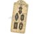 Díszítőelem , Ornate Metal Key Holes / Graphic 45  Antique brass -  (1 csomag)