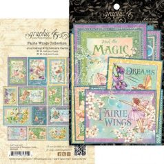   Komment címkék , Graphic 45 Fairie Wings / Ephemera Cards  -  (1 csomag)