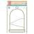 Stencil PS8074, Marianne Design Craft stencil / Bell Jar by Marleen -  (1 db)