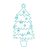 Szilikonbélyegző , Christmas Clear Stamp / Christmas Tree -  (1 csomag)