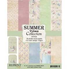   Papírkészlet 6", Reprint Paper Pack  / Summer Vibes - kétoldalas (20 lap)