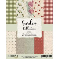   Papírkészlet 6", Reprint Paper Pack  / Garden - kétoldalas (20 lap)