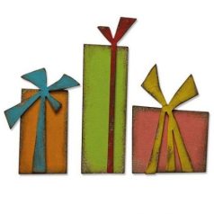   SIZZIX vágósablon 664973 - Gift Wrap - Tim Holtz - Bigz Die (1 db)