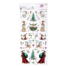   Matrica , Papermania Glitter Cardstock Stickers / Enchanted Christmas (1 csomag)