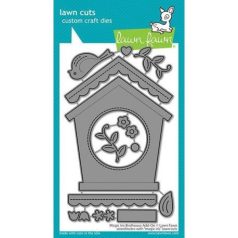   Vágósablon LF2471, Lawn Cuts Custom Craft Die / Magic Iris Birdhouse Add-On -  (1 csomag)