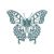 Vágósablon 665201, Perspective Butterfly / Sizzix Thinlits Die - Tim Holtz (1 csomag)