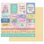 Scrapbook papír 12", Prima Marketing Traveling Girl / Travel Girl -  (1 lap)